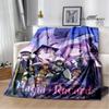 Puella Magi Madoka Magica Cartoon Printed Blanket Flange Warm Blanket Picnic Blanket Soft and Comfortable Blanket Birthday Gift