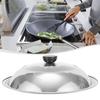 Stainless Steel Frying Pan Covers Round Pot Lids Wok Lid Pot Vegetable Cover Kitchen Supplies