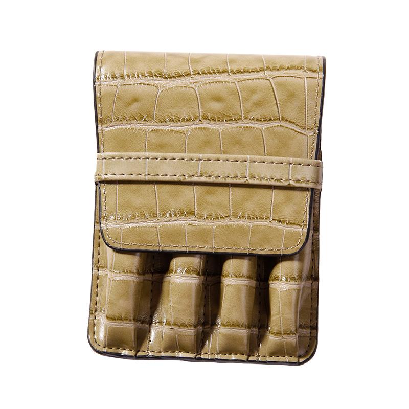 Студенческий кожаный чехол для ручек, сумка для хранения четырех ручек, студенческий деловой переносной чехол для ручек, защитный чехол