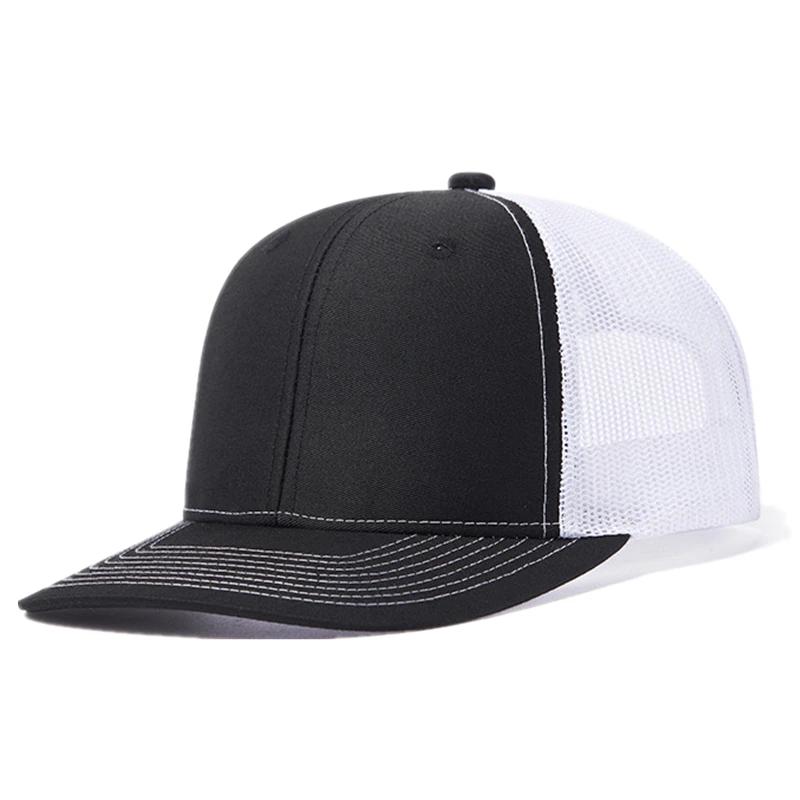 For Men & Women Gender Neutral Two Tone Cap Curved Brim Style Trucker Hat Men & Women Casual Outdoor Air Permeable Ventilated Summer Cap