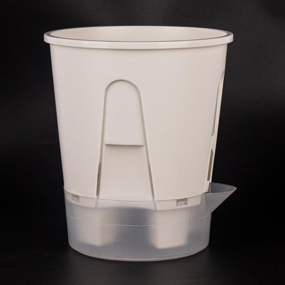 Пластиковый самовпитывающийся цветочный горшок, утолщенный, с запасом воды, гидропонный цветочный горшок, высокий, дренажные отверстия, большая вместимость