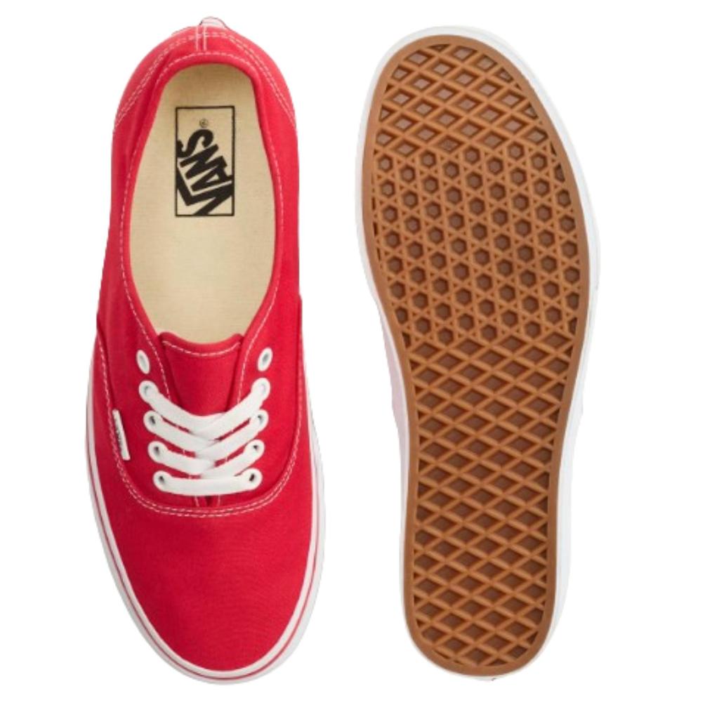 Прочные холщовые кеды Vans Core Classic Authentic Красные для повседневного комфорта
