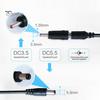 Кабель питания USB-DC с адаптером DC5.5-DC3.5, повышение напряжения с 5 В до 9 В, разъем постоянного тока 12 В, Powerbank, Wi-Fi-маршрутизатор, зарядный кабель, офисные принадлежности