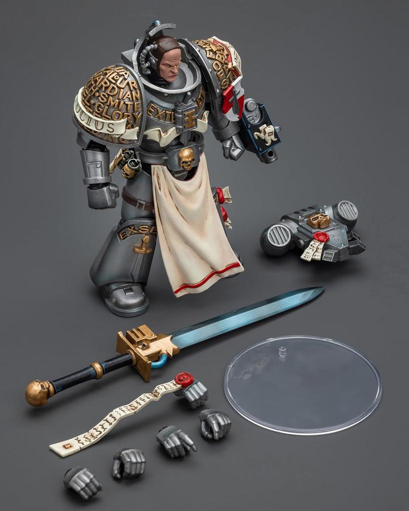 Pipigirl JoyToy Warhammer 40K подлинная лицензированная подвижная серая рыцарская ударная группа Dark Source 12 см фигурка аниме модель 1/18 фигурка, юстикар,