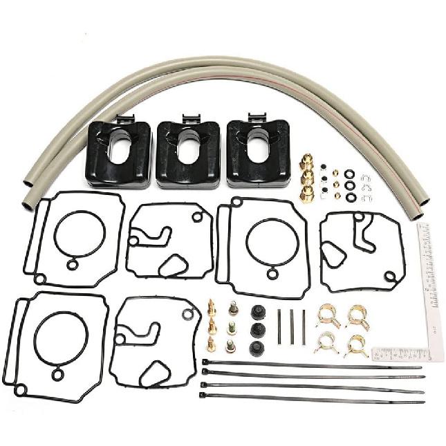 18-7768 6H4W009304 9-37503 Carburetor Repair Rebuild Kit Replacement for Ya-maha 40-50HP 2-Stroke Outboards Engines Carb Carburetor Replaces
