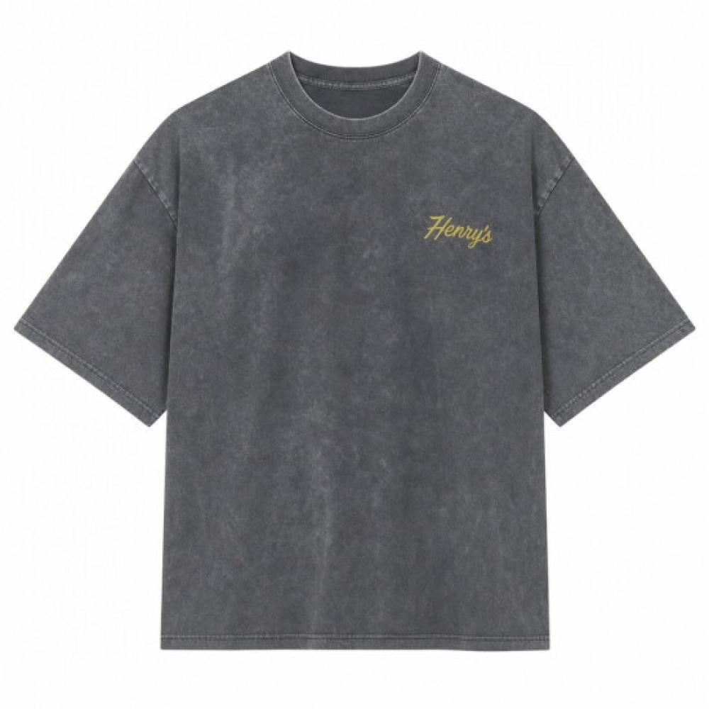 Limid Men S VinTage waShing LeTTering T ShirT On Sha Qwfoo1e5