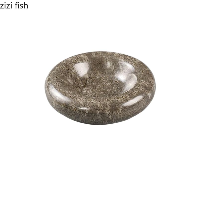 Креативная двухслойная керамическая обеденная тарелка, теплоизоляционная тарелка, толстая суповая тарелка, суши, десертные тарелки, специальная ресторанная посуда