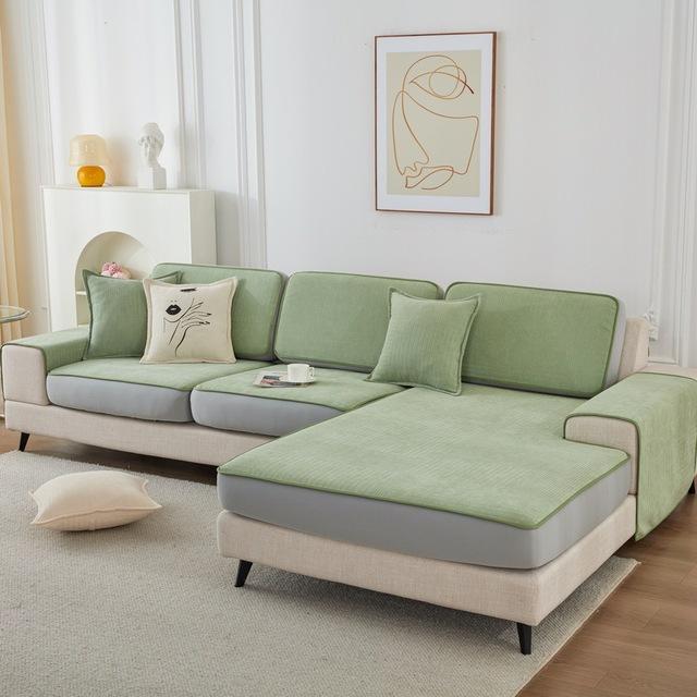 Высококачественный четырехсезонный универсальный нескользящий чехол на сиденье дивана, эластичный чехол для подушки из синели «все включено» для гостиной