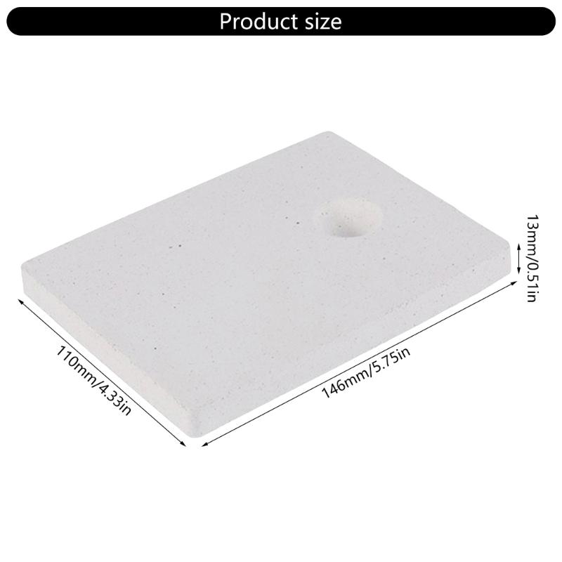 Professional Insulating Fireclay Stone Lightweight Fireclay Stone for Thermal Applications in Jewelry Making Crafts