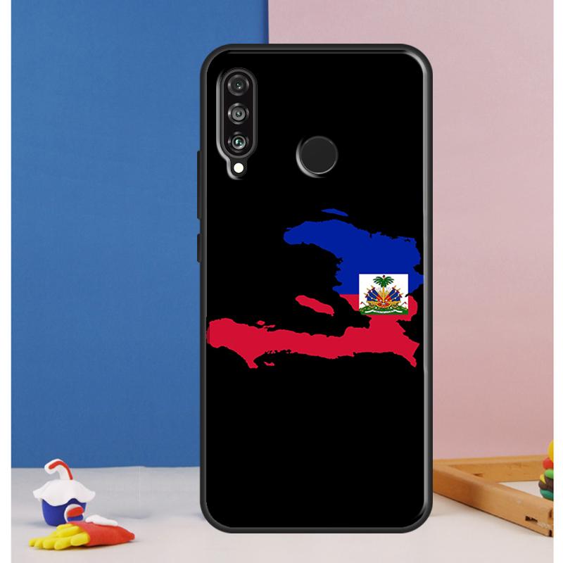Haiti Haitian Flag For Huawei Nova 9 10 SE 12i 11i 8i 12s Y90 Y60 Y70 Y72 Y61 Y91 P20 P30 P40 Lite P60 Pro Case