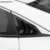 Rear Side Window Louvers Shutters Sunshade Air Panel Cover Trim For Honda Civic 2016 -  ABS Carbon Fiber / Black Accessories
