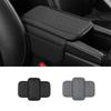 Car Center Console Cover, Memory Foam Leather Armrest Cover Cushion With Side Storage Bag, Arm Rest