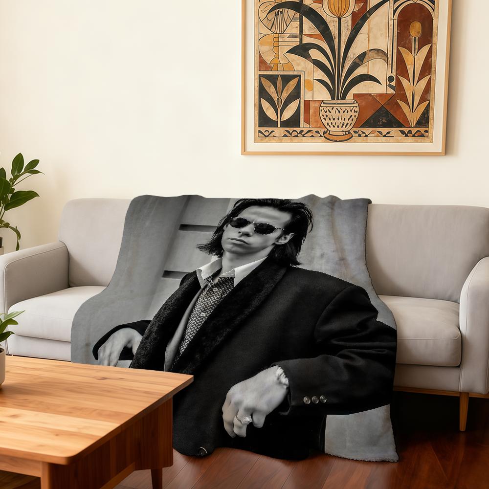 Band N-Nick C-Cave and the Bad S-Seeds Blanket Super Warm Comfortable Plush Throw Blanket Child Home Sofa Bedroom Gift