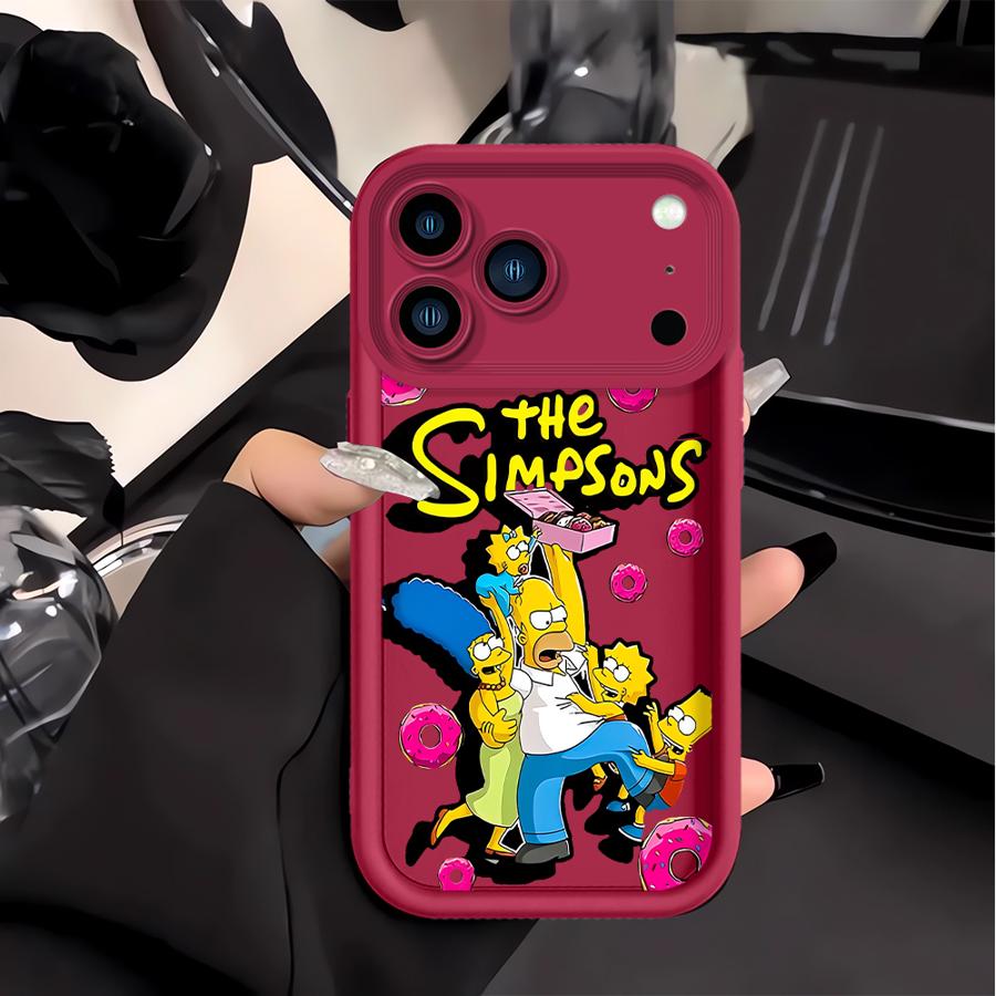 Чехол для телефона S-simpsons для Apple iPhone 17 Pro Max 12 15 Air 13 Mini 14 Plus XR 11 XS 16 16e