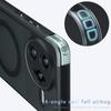 Для Xiaomi POCO F7 Ultra Pro Чехол Роскошный Матовый ПК+ТПУ Акриловая Магнитная Задняя Крышка Для POCO F 7 Pro Чехол Беспроводная Зарядка Funda