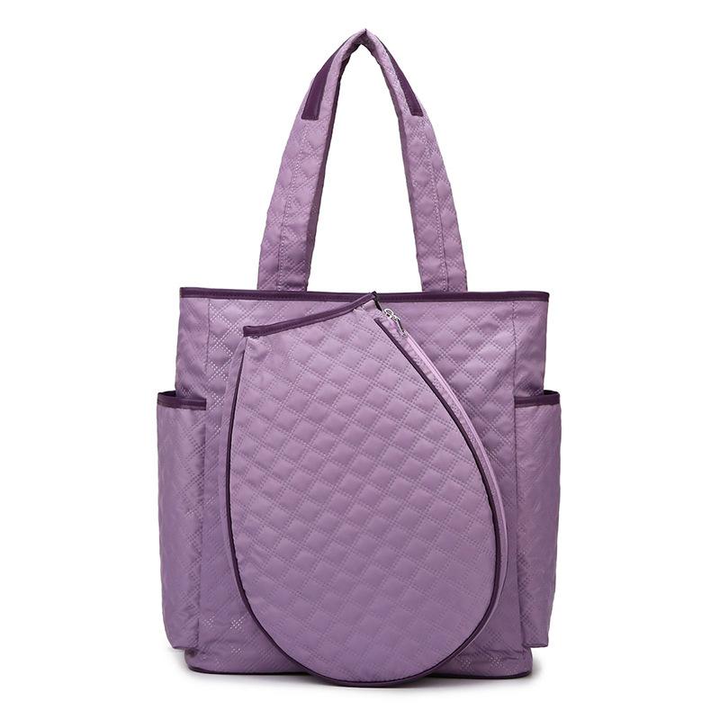 Tennis and badminton fashion shoulder bag, large-capacity multifunctional travel storage bag, lightweight outdoor sports backpack