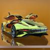 1:24 Mercedes Benz AMG Vision GT Суперкар Литой Металлический Модель Автомобиля Звук Свет Детская Игрушка Мини Автомобиль День Рождения Мальчик