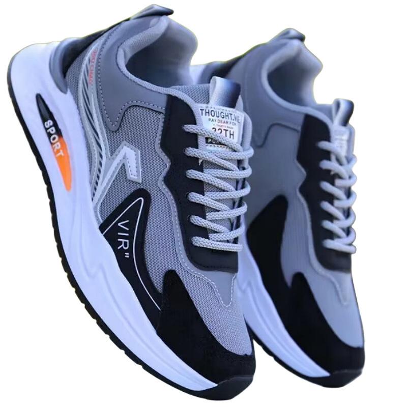 Мужская обувь, новая осенняя обувь, мужская модная универсальная обувь из сетки, мужская спортивная обувь, нескользящая и износостойкая повседневная обувь с мягкой подошвой