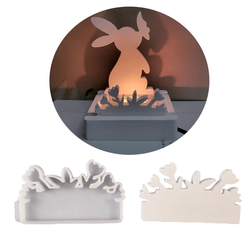 Fence Candle Holder Lawn Silicones Molds for Making Tealight Holder