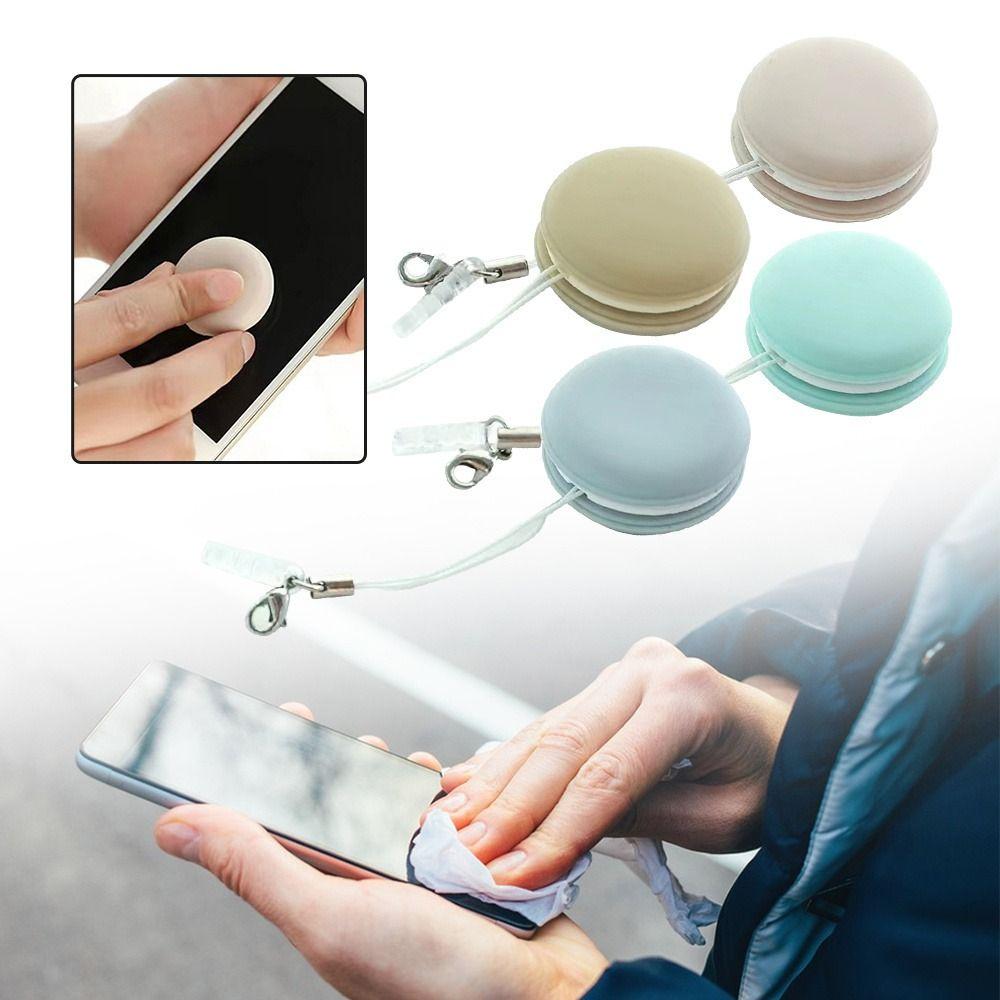 Мини-макарон в форме экрана телефона, протирка экрана, ткань для чистки линз, инструменты для чистки зеркальных фотокамер