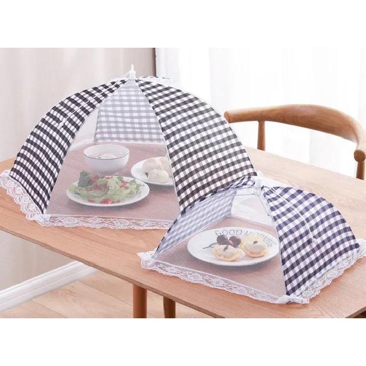 1PC Portable Umbrella Style Food Cover Anti Mosquito Meal Cover Lace Table Home Using Food Cover Kitchen Gadgets Cooking Tools6
