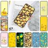 JP38 Pokemon Pikachu Black Soft Case for iPhone 16 15 Plus 14 13 Pro 8 SE XR XS Max P30 Nova 5T Y5P Y6 Y7 Y8P Y9 Realme C30 C33 C31 VIVO Y36 V27