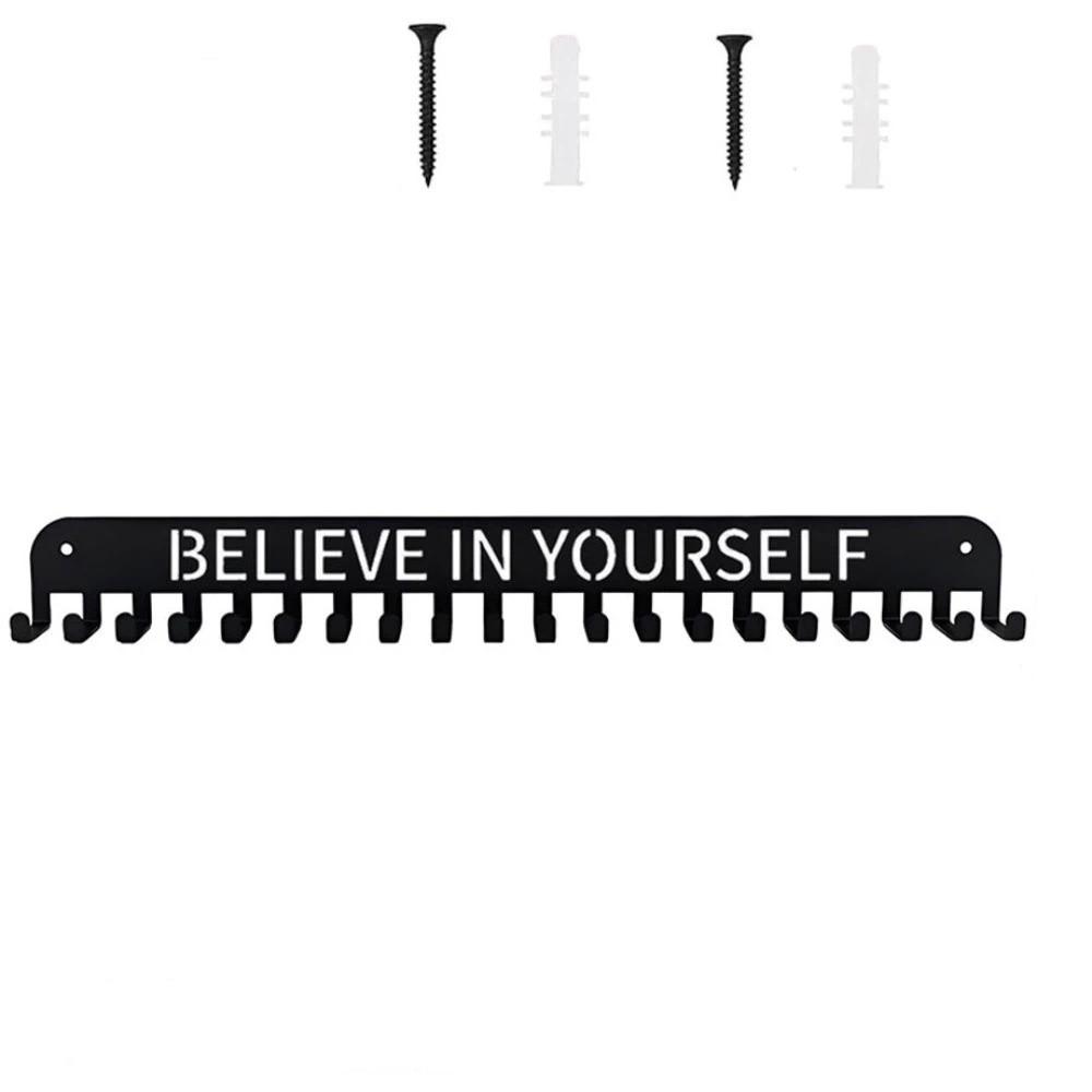 20 Hooks Medal Display Rack Sturdy Medal Hook Wall Decor Award Hanger Holder Sports Award