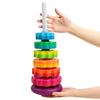 Safety Baby Stacking Puzzle Toys Spinning Colored Children's Toys  Birthday Gitfs
