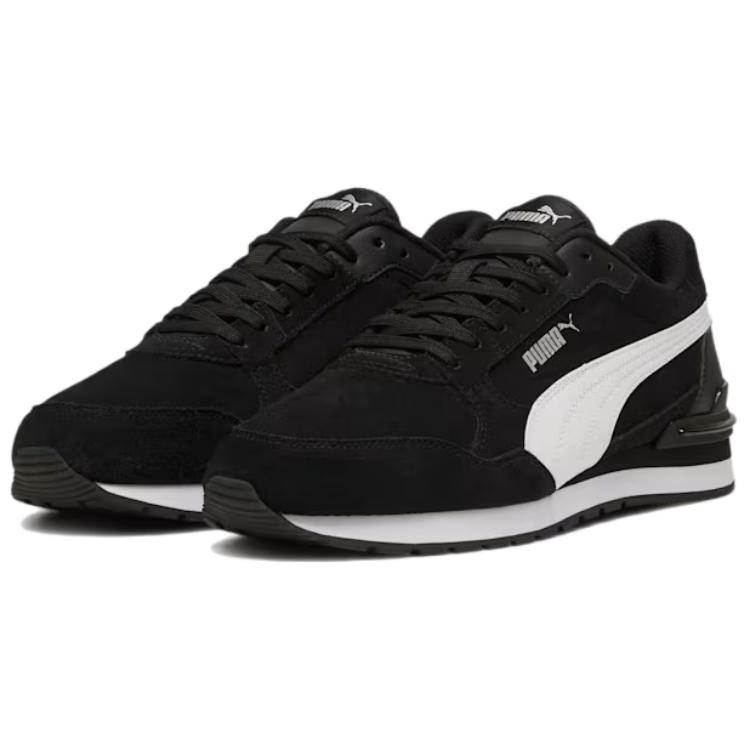 Puma Унисекс Черно-белые Повседневные кроссовки St Runner V4 Низкие 399665-01
