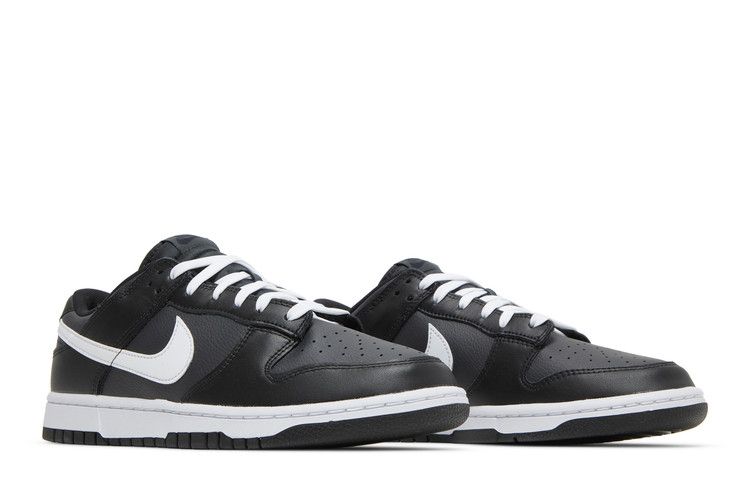 Мужские кроссовки Nike Dunk Low Черно-белые (2022) Черный/Оттенок Нуар/Белый
