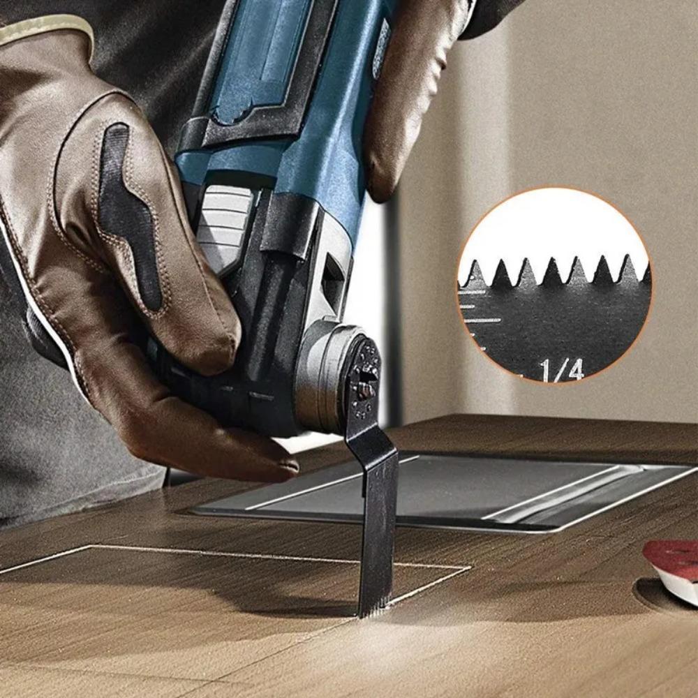 2 шт. универсальные многофункциональные лезвия для инструмента, осциллирующие пильные полотна, многофункциональные пильные полотна, реноваторские лезвия для резки дерева, металла, пластика