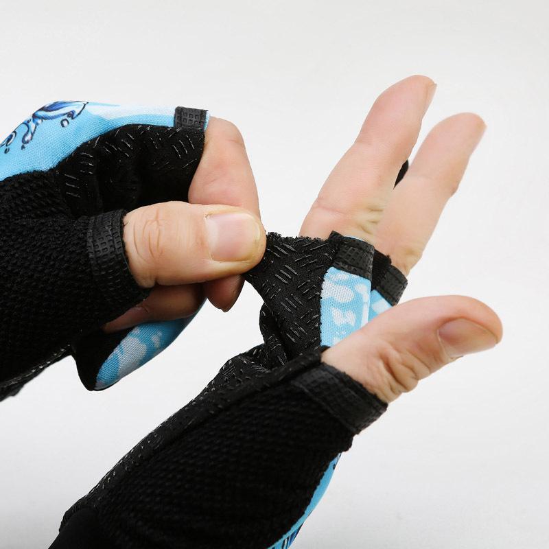 Спорт на открытом воздухе с бархатными перчатками для рыбалки с тремя пальцами, дышащие и нескользящие, перчатки для морской рыбалки и ловли рыбы