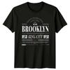 Vintage Distressed Brooklyn King City T-Shirt Urban Streetwear Casual Gift