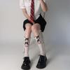 Носки Lolita Lace Calf Socks - дышащие белые носки средней длины для женщин (Весна лето)