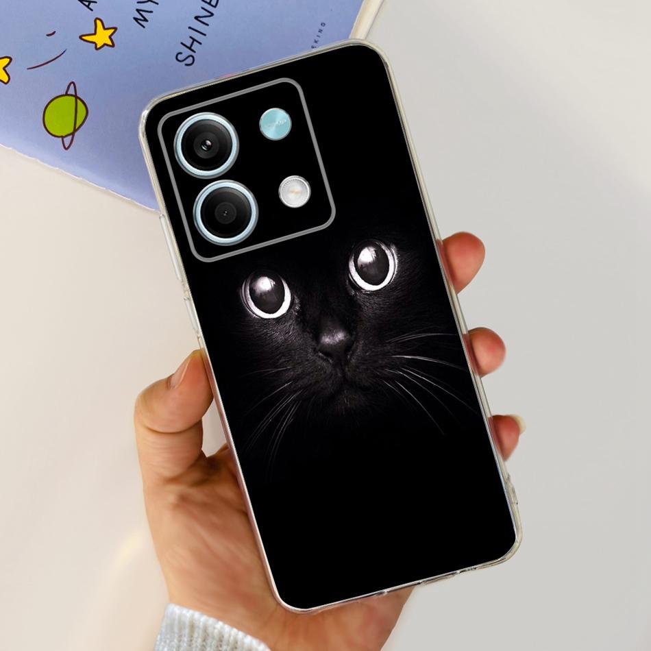 For Xiaomi Redmi Note 13 4G Case Redmi Note 13 Pro 4G Global Cute Soft Silicone TPU Slim Cover For Redmi Note13 13Pro 4G