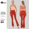 Women's Premium Cross-border Micro-flare Yoga Jumpsuit for Fitness and Sports Training