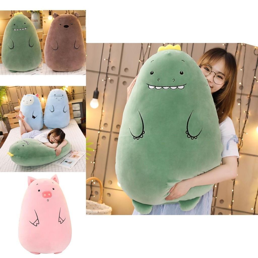 Stuffed Stuff Toys Toy Plush Plushie Dinosaur Bear Pillow Big Cat Pig Unicorn