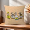 What The Duck Печать Арт Забавный Декоративный Эстетика Комнаты Наволочка Домашний Декор Спальня Диван-кровать Диванная Подушка Чехол x
