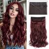 Невидимые проволочные волосы синтетические без зажима волнистые накладные волосы длинные натуральные скрытые секретные накладные волосы для женщин ежедневное использование