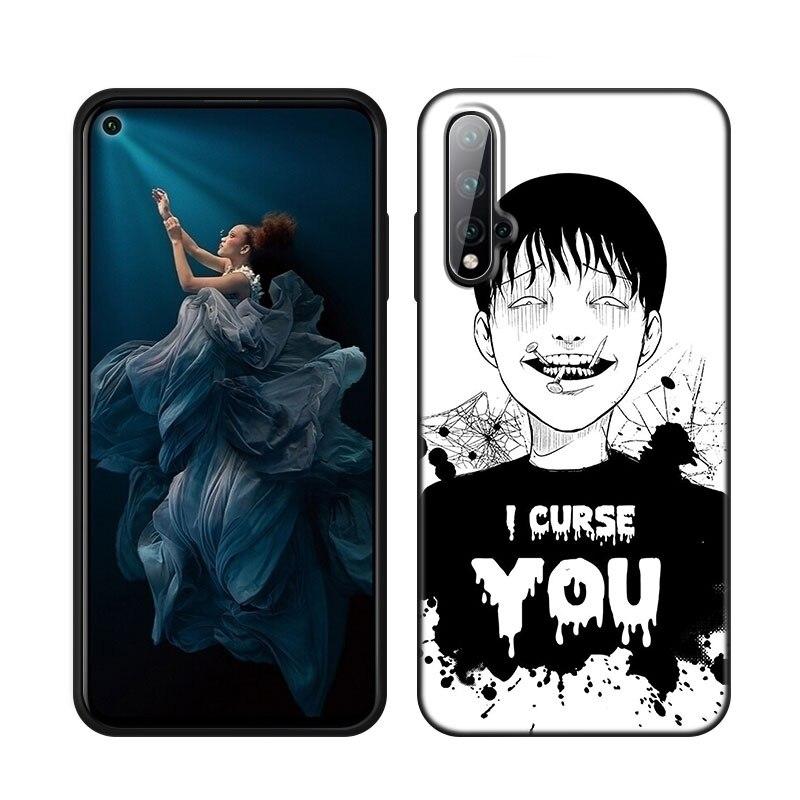 Horror Comic Junji Ito Tomie Tees Phone Case For Huawei Honor 60 50 Mate 40 30 20 10 Lite Nova 9 8 Pro 7 SE Y60 30S 8i 7i 5T