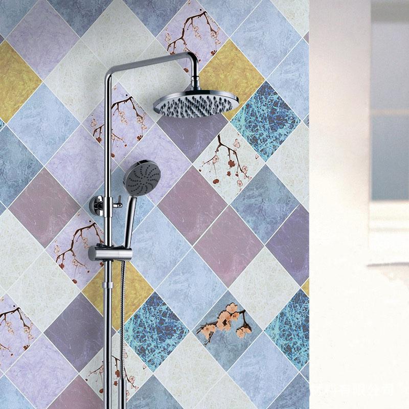 PiaoMT 10 м домашний декор, плитка, стикер на стену, водонепроницаемые обои для ванной комнаты, настенные художественные обои для кухни, туалета, сделай сам, влагостойкие обои