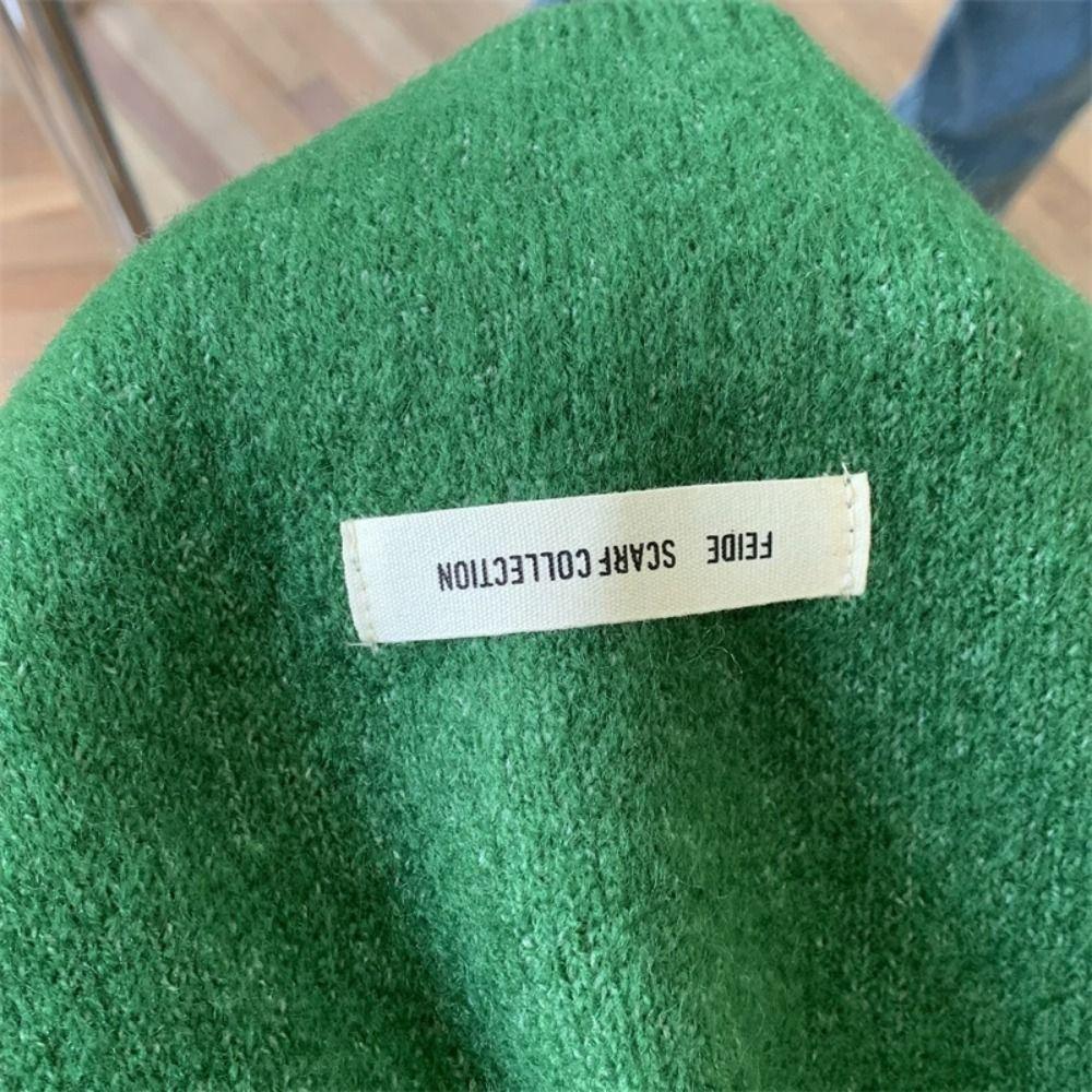 Striped Knitted Scarves Korean Style Neckerchief Shawl New Wool Scarf L Women