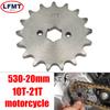 530# 20mm 10 11 12 13 14 15 16 17 18 19 20 21 T Front Engine Sprocket For Honda Lifan ZongShen YCF ATV Quad Dirt Pit bike Buggy