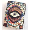 Журнал из кожи Boho Evil Eye UV с антикварной застежкой – Бумага в винтажном стиле