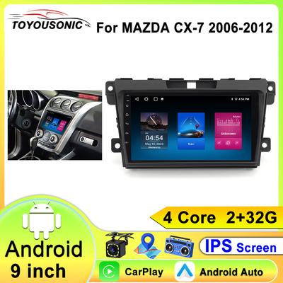 Для MAZDA CX-7 cx7 cx 7 2007-2013 2014 Автомобильный стерео Мультимедиа Видео Плеер Carplay Автоматическая GPS Навигация Автоматический GPS НЕТ 2DIN DVD