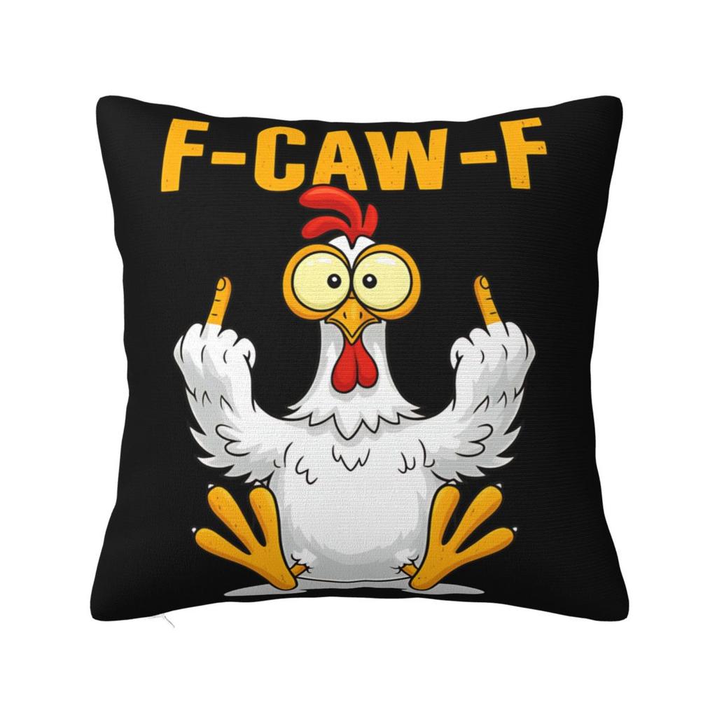 Смешные F-Caw-F Куриные Наволочки FCAWF Наволочка для Подушки Чехлы на Подушки Декор для Гостиной На Молнии Разные Размеры