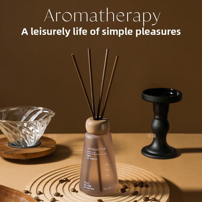 Мягкий горький кофе без огня Ротанговая ароматерапия Декор Продвинутый Спальня Дом В помещении Ванная комната Долговечный аромат
