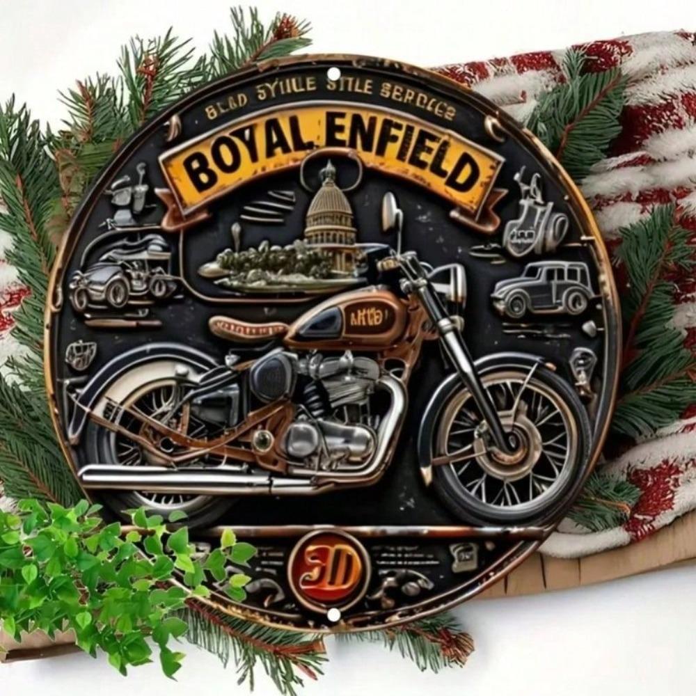 Металлическая табличка Royal Enfield Винтаж для Гаража Домашнего Декора Стен