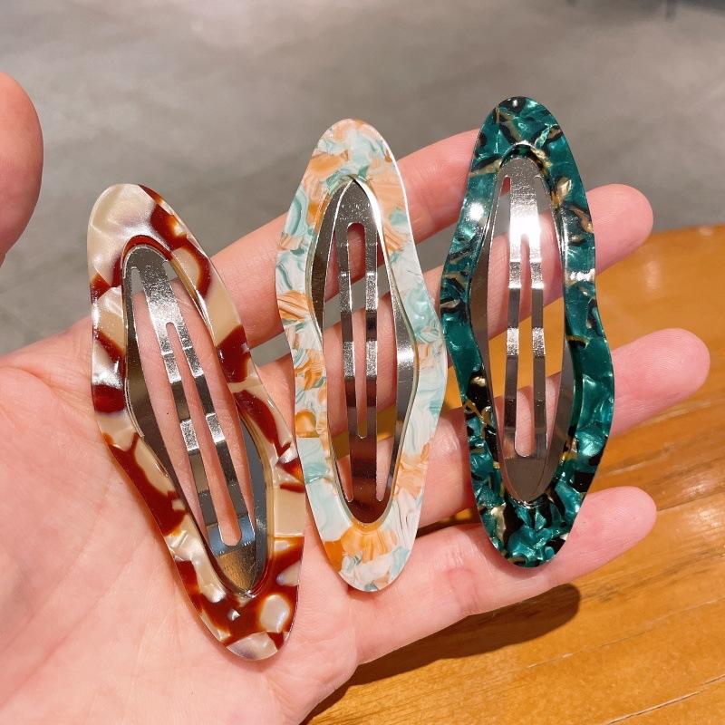 Новые Винтажные Геометрические Облачные Заколки для Волос с Боковой Челкой, Зажим BB, Сладкий Макияж, Заколки для Волос, Барретты, Головные Уборы, Аксессуары для Волос для Девочек и Женщин