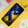 Чехол с флагом Боснии для Samsung Galaxy A16 A26 A36 A56 A06 A55 A35 A15 A53 A32 A52 A33 A13 A14 A34 A54 A17